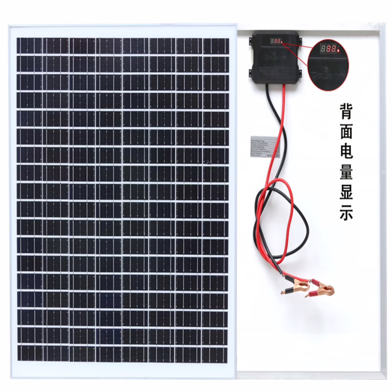 Сонячна панель SOLAR PANEL 18V60W + Екран індикації