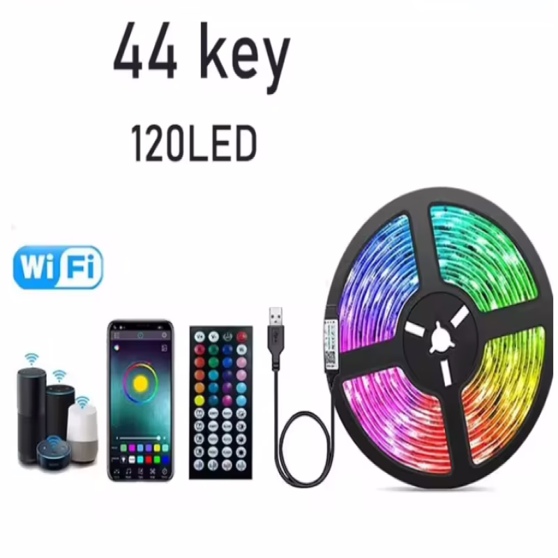 Светодиодная лента RGB APP Bluetooth 5 м (7995)