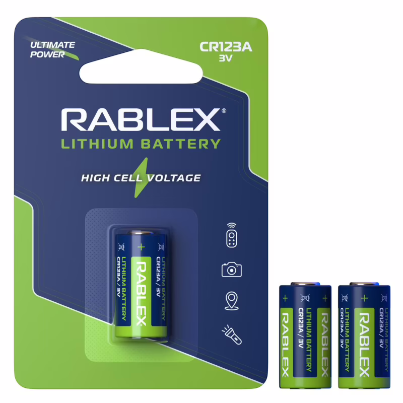 Батарейка Rablex CR123A 3V (блистер 1 шт.)