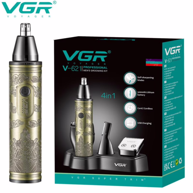 Триммер для бороды носа ушей VGR V-621