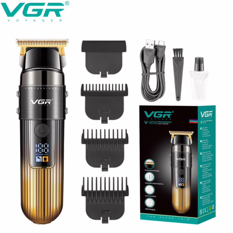 Тример бороди та вусів VGR V-929 Gold