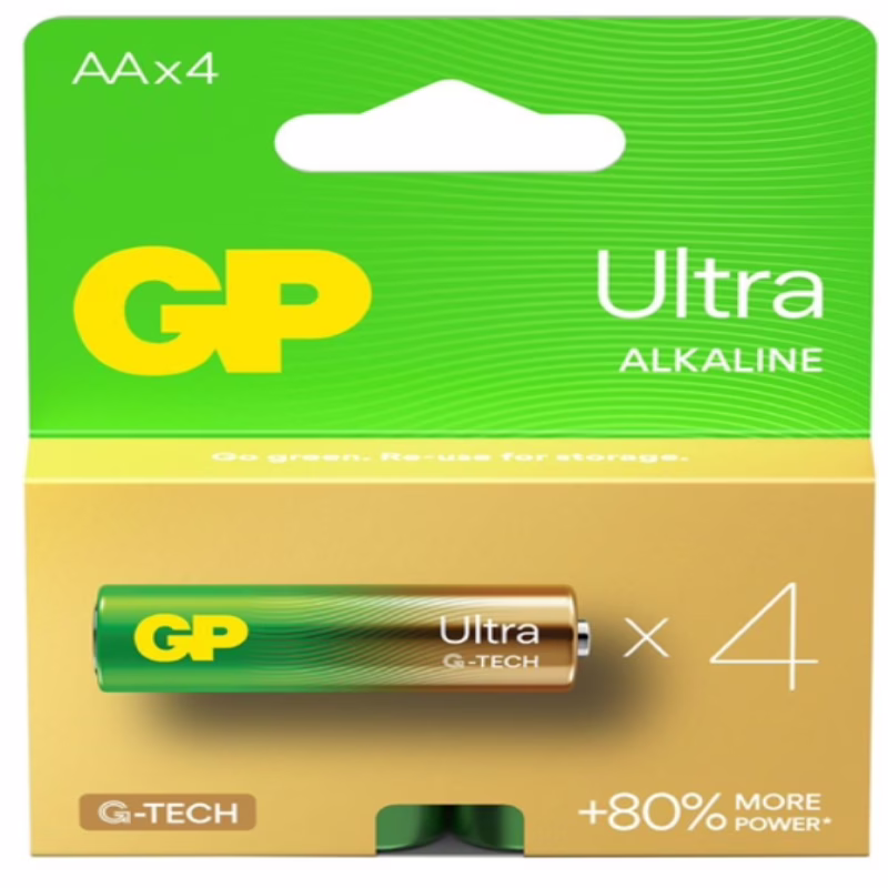 Акумулятор GP Ultra LR6, AA, Алюмінієвий