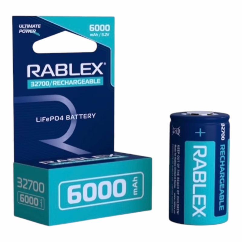 Аккумулятор Rablex 32700 LiFePO4 6000mAh 3.2V