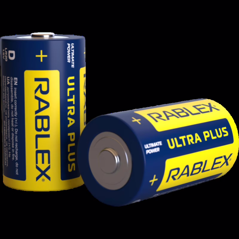 Батарейка Rablex LR20 (D) Ultra Plus Alkaline