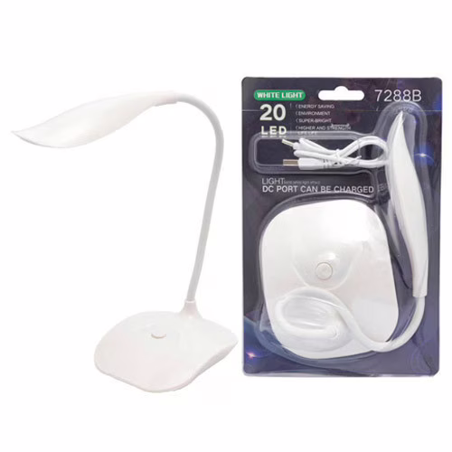 Настольная LED-лампа аккумуляторная 7288B USB, 14 LED
