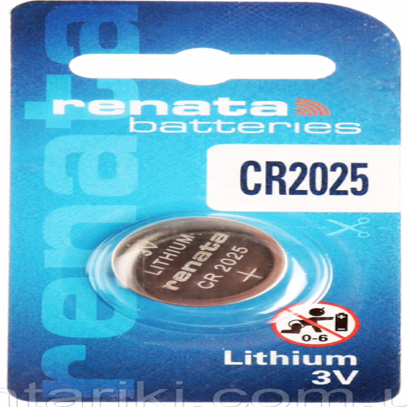 Батарейка Renata CR2025 3V (блистер 1 шт.)