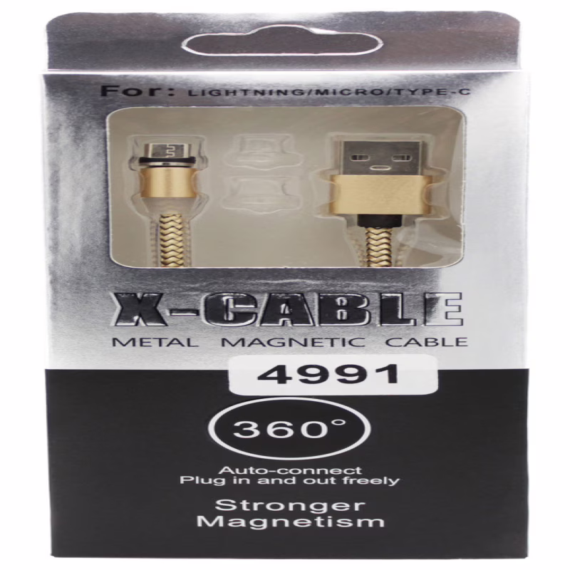 Кабель USB Магнитный MicroUSB (M3) 4991