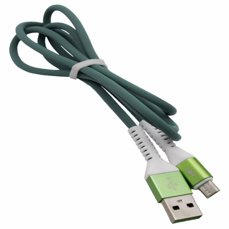 Кабель тканевый USB – Micro-USB, 1 м, цветной