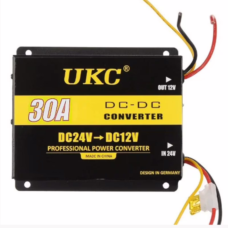 Преобразователь напряжения UKC DC/DC 24V → 12V, 30A (3398)