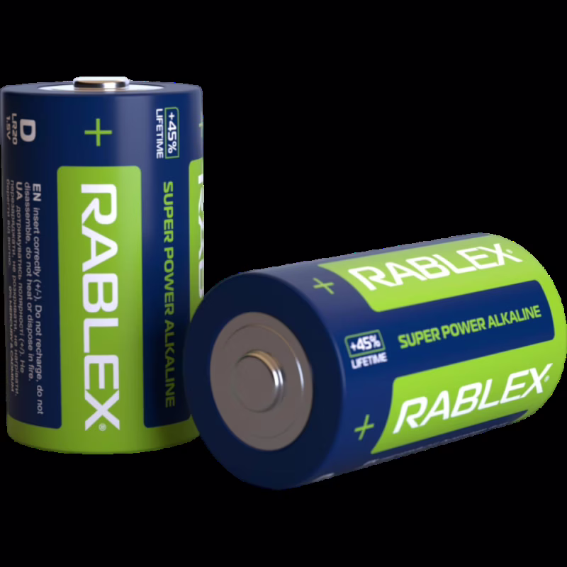 Батарейка Rablex LR20 D 1.5V / Алкалінова