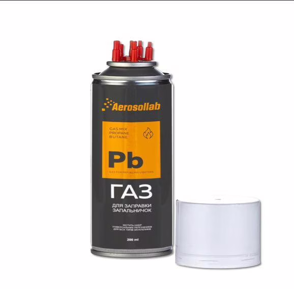 Газ для запальничок Aerosollab Pb 200 мл
