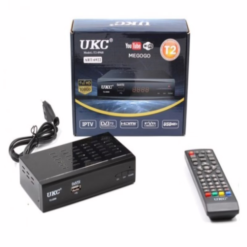 ТВ-тюнер DVB-T2 0968 Wi-Fi (металлический корпус)