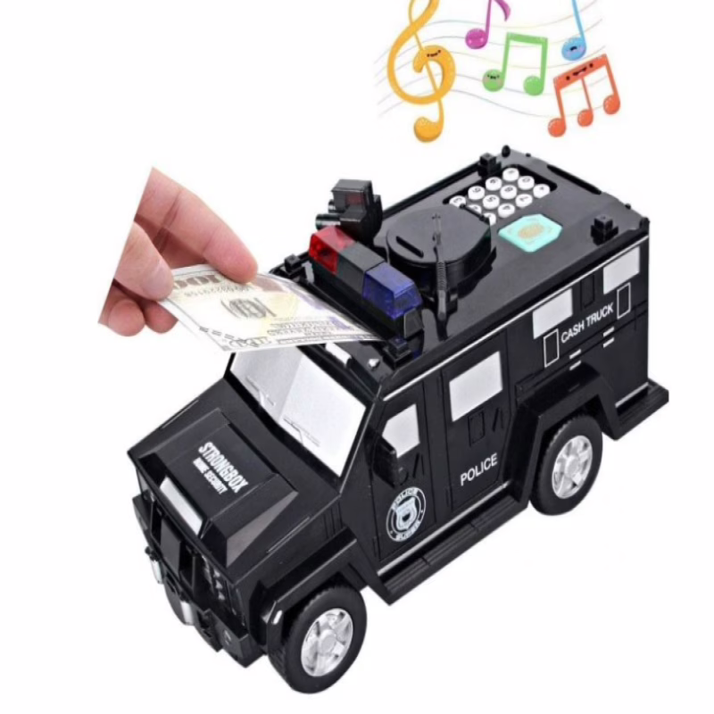 Дитяча копілка сейф машина поліцейська Hummer Cach Truck / 6688-19