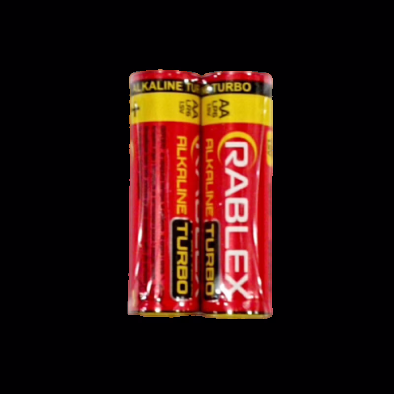 Батарейка Rablex LR6/AA/2pc/TURBO / Alkaline / БЕЗ БЛИСТРА