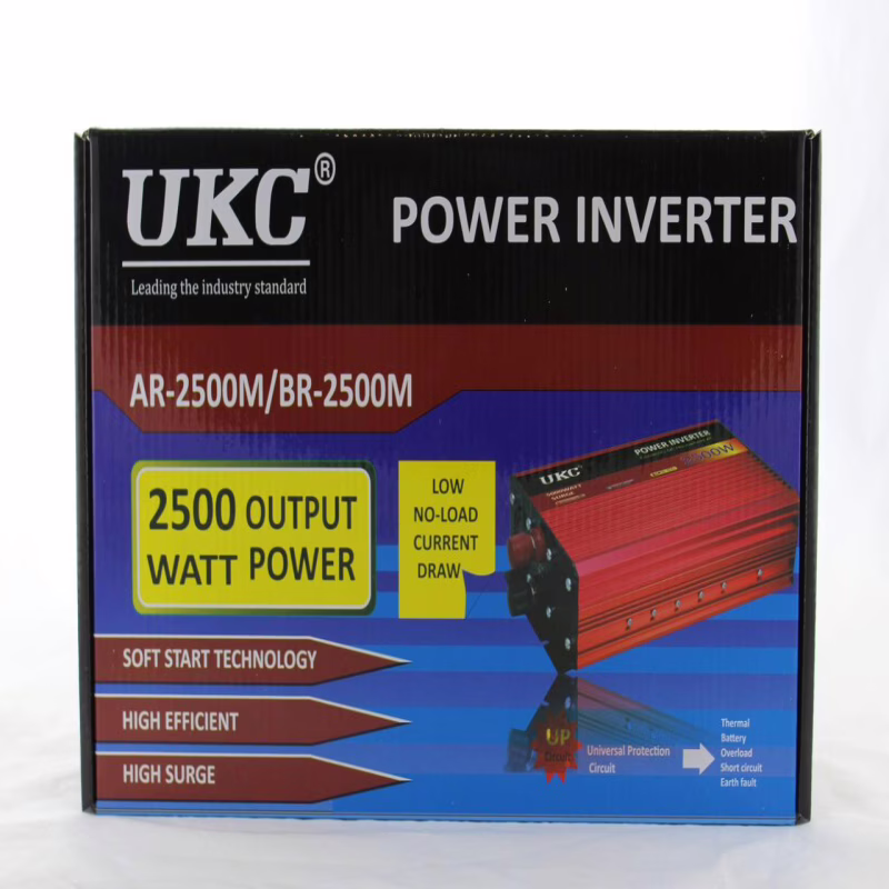 Инвертор UKC AR, 12V → 220V, 2500W (3052)