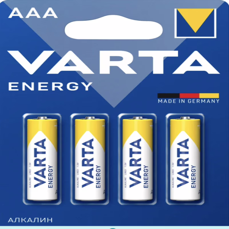 Батарейка Varta LR3/AAA Energy 4 шт/ Алкалінова