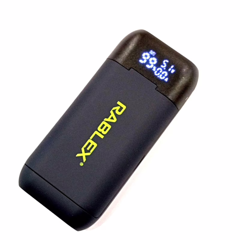 Зарядное устройство Rablex RB410, для 18650, функция Power Bank, дисплей, Type-C