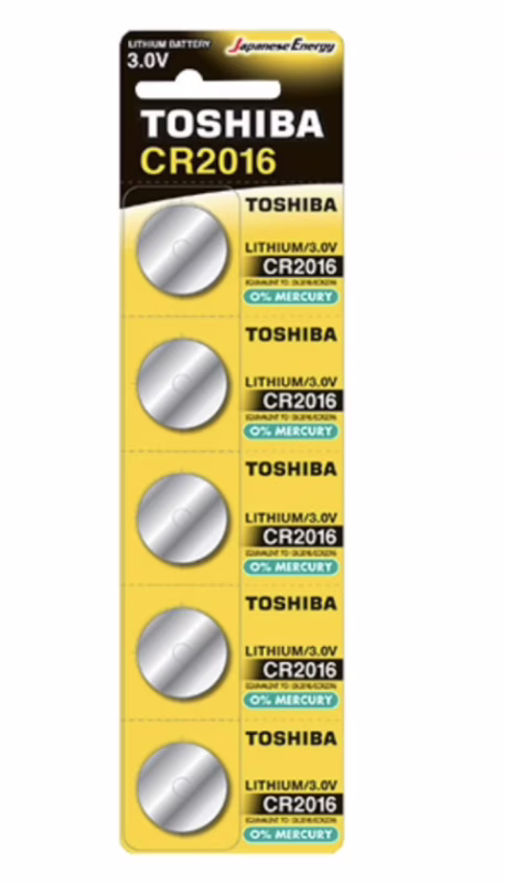 Батарейка Toshiba CR2016 3V (блистер 5 шт.)