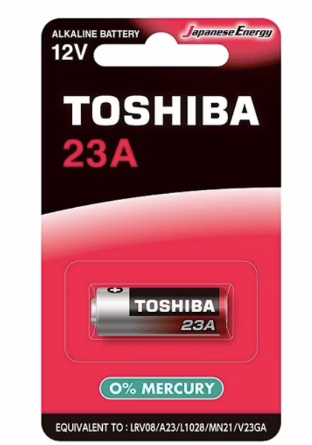 Батарейка Toshiba 23A 12V (блистер 1 шт.)