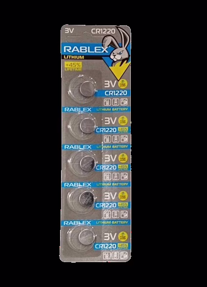 Батарейка Rablex CR1220 3V (блистер 5 шт.)