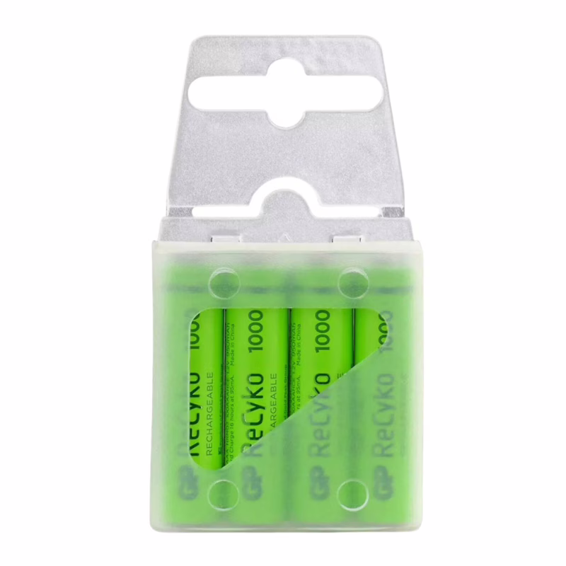 Аккумулятор GP ReCyko 1000 AAA (R03) Ni-MH 950mAh 1.2V (4 шт., кейс)