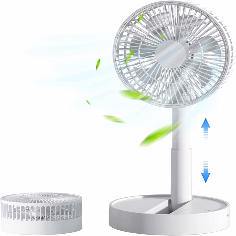Настольный складной USB-вентилятор Folding Fan, аккумуляторный (WX6505)