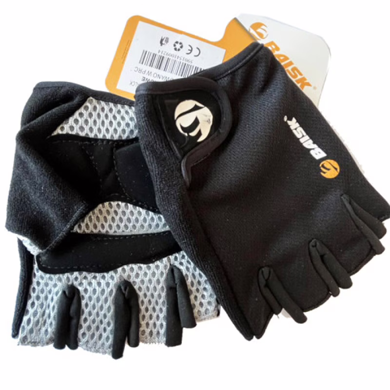 Велоперчатки BAISK BSK-003, black, L size / ЧЁРНЫЕ