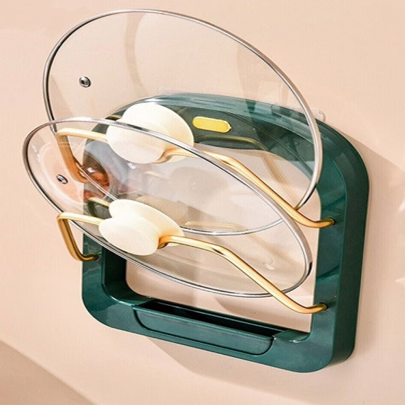 Підставка під кришки каструль на стіну Kitchen pot cover rack 8649