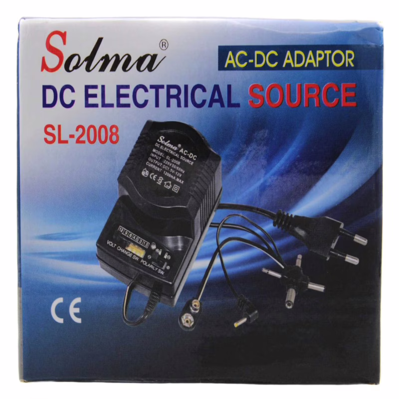 Універсальний блок живлення 2008 3V-12V 1200mA AC/DC з регулятором потужності