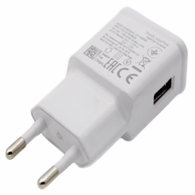Сетевое зарядное устройство Samsung (1xUSB, 2A), Белый