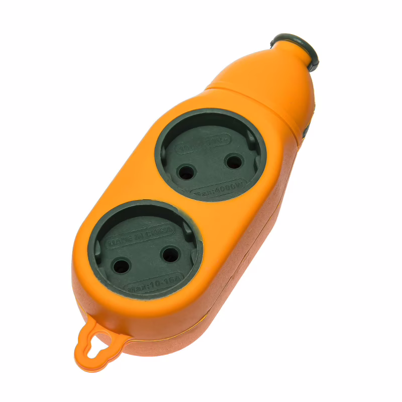 Колодка для удлинителя ADVANCED на 4 двусторонних гнезда, 16A 220V