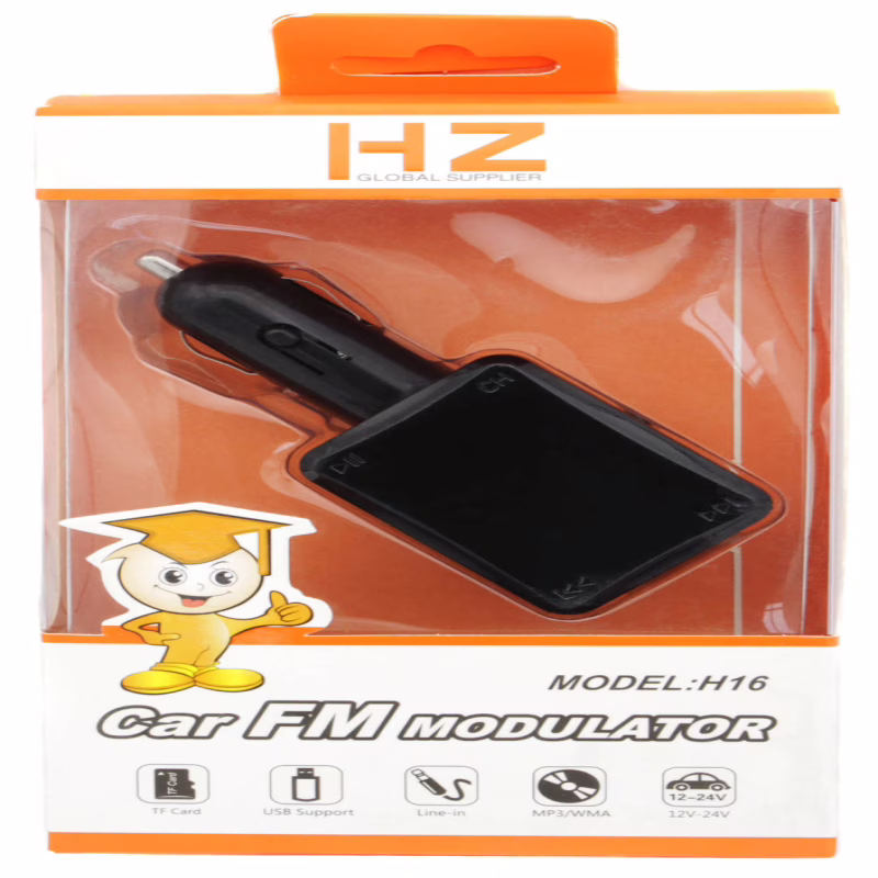 FM-модулятор HZ H16 для автомобиля, Bluetooth, MP3, USB, AUX