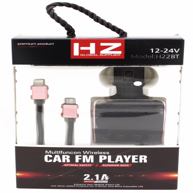FM Модулятор для Авто HZ H22BT, Bluetooth, MP3, USB, AUX