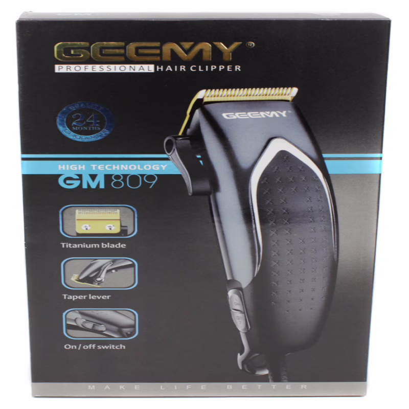 Профессиональная машинка для стрижки волос Geemy GM-809, 9 Вт