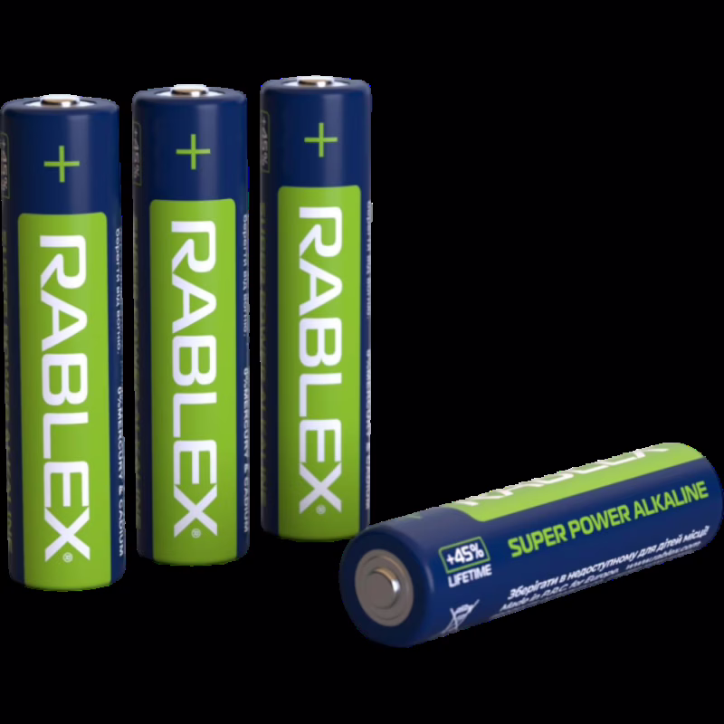 Батарейка Rablex LR3 AAA Алюмінієва (40 шт в пачці)