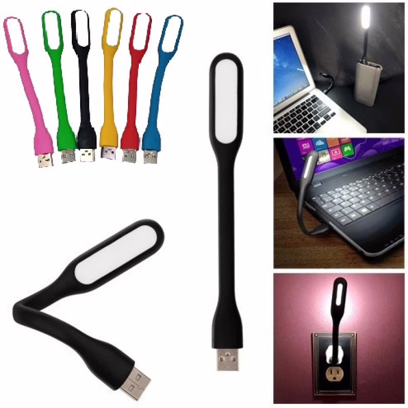 USB LED-лампа для ноутбука и Power Bank, гибкая, микс цветов