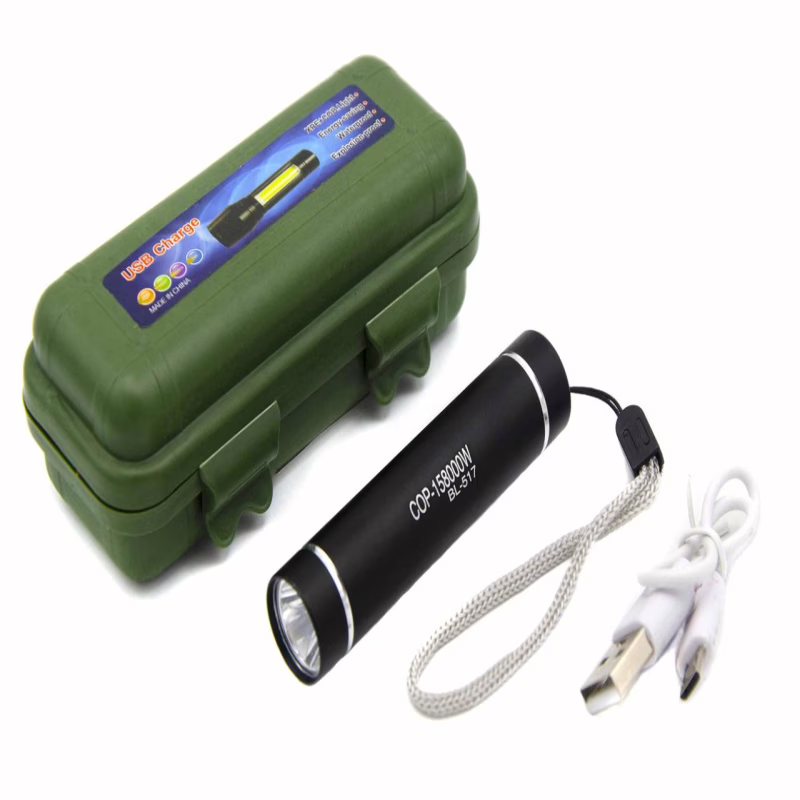 Ручний ліхтар Police BL-517, XPE, ЗУ microUSB