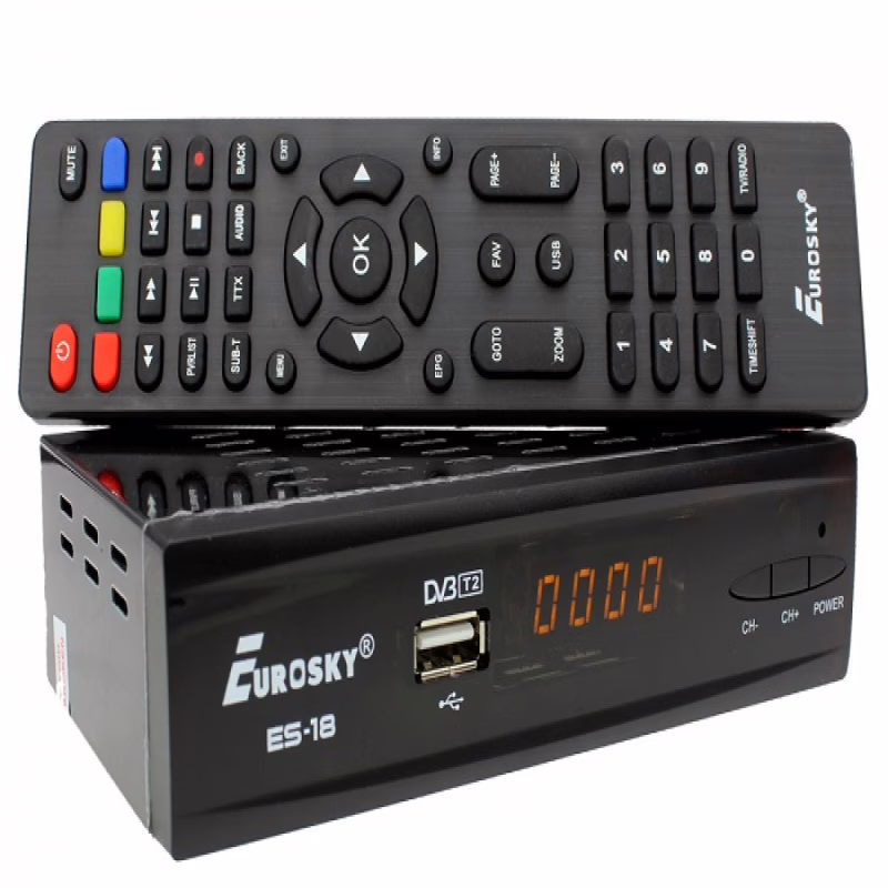 ТВ-тюнер Eurosky ES-18 DVB-T2 (гарантия 1 год)