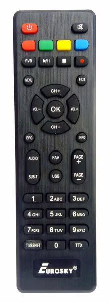 Пульт для Т2 тюнера HD Eurosky ES-11/15/18