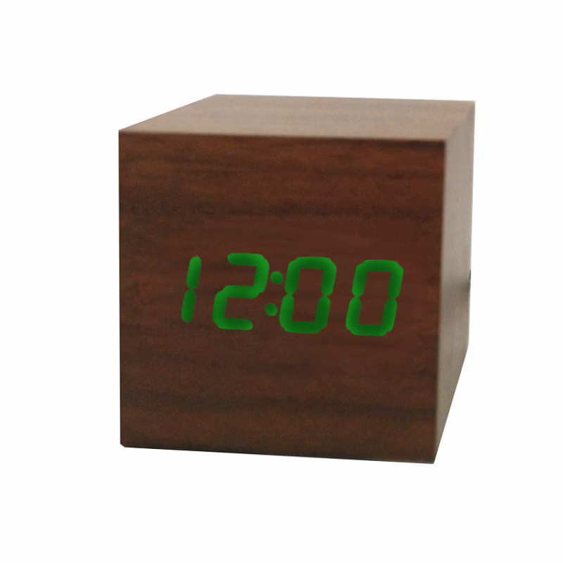 Электронные часы VST-869-4 Green, температура, подсветка