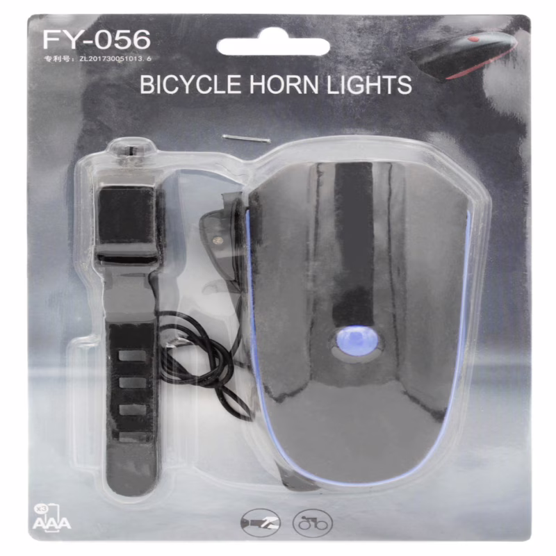 Велосипедная фара и задний фонарь 7588 (велосипедная фара, LED, USB) 1200mAh 10*5см