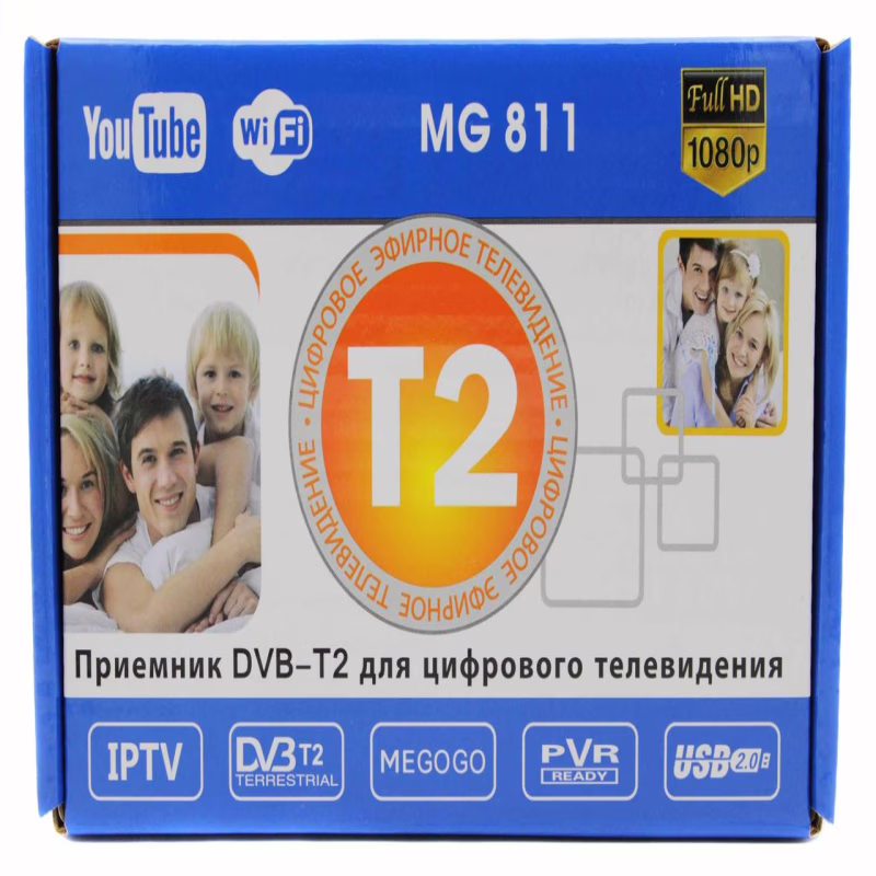 Цифровий Тюнер Т2 DV3 - Megogo MG811 (пластик)