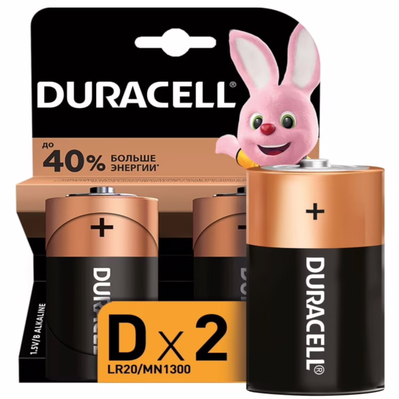 Батарейка Duracell LR20 (D) Alkaline