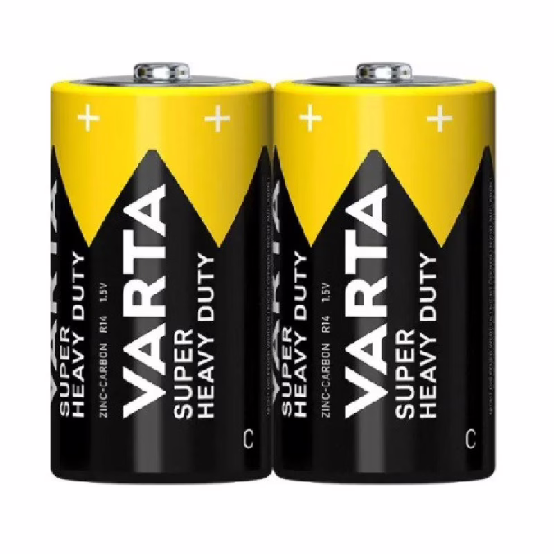 Батарейка VARTA Super Heavy Duty R14 / солевая