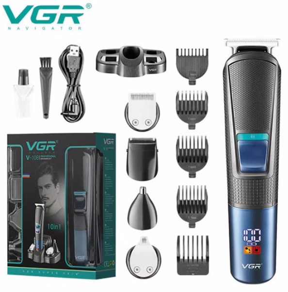 Машинка для стрижки волоc и бороды VGR V-108