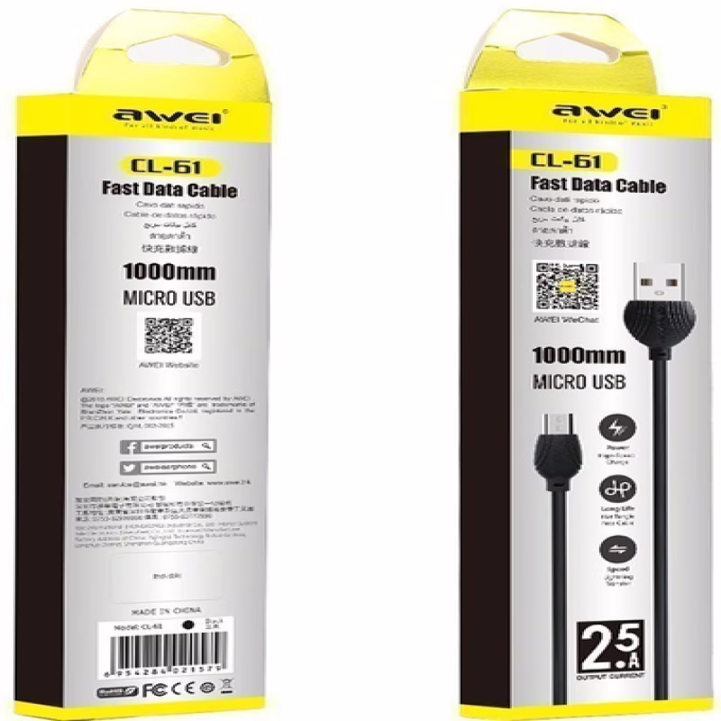 Кабель Awei CL61, USB – Micro-USB (5583)