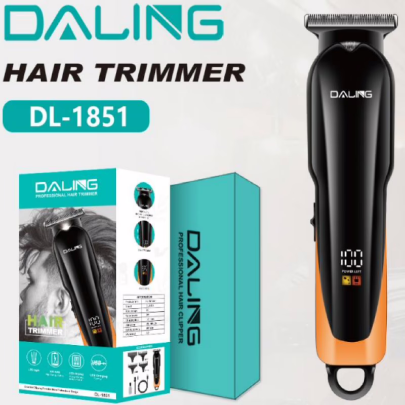 Машинка для стрижки волос Daling DL-1851, 3 в 1, 3 Вт