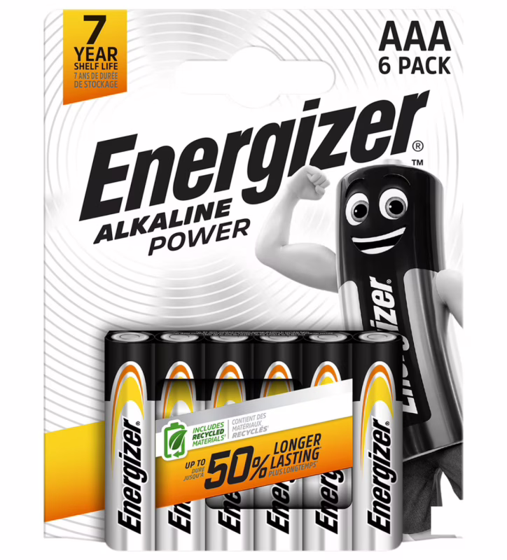 Батарейка Energizer LR3 (AAA) Alkaline (блистер 6 шт.)