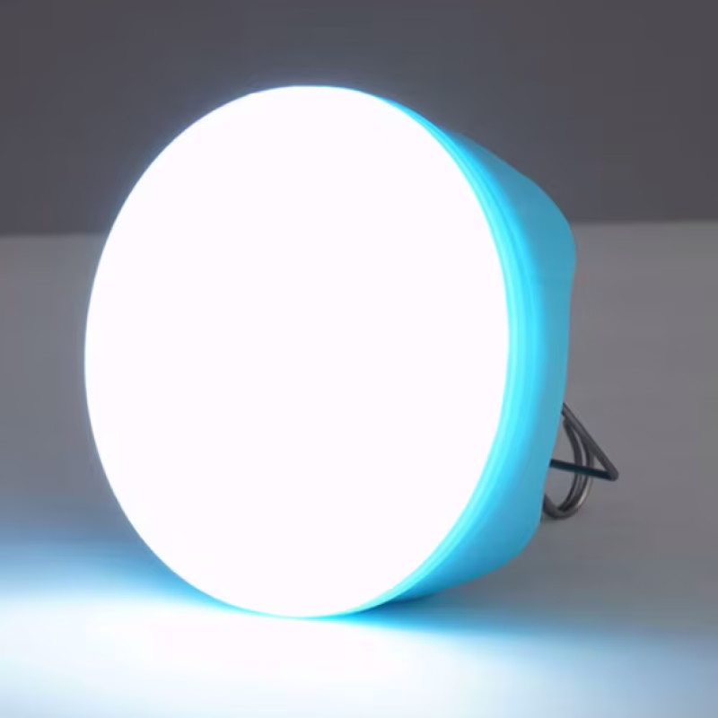 Ліхтар для кемпінгу LED-7, 200W, акумулятор, ЗП Type-C, сонячна панель, гак