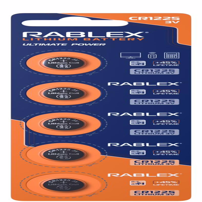 Батарейки-таблетки Rablex CR1225/3V блістер 5 шт.